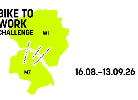Bike to word-challenge zwischen Mainz und Wiesbaden vom 16.08. bis 13.09.2026