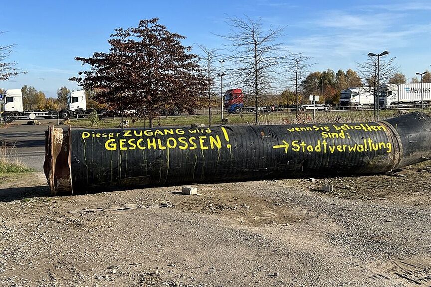 Zugang_Messe Geschlossener Zugang zur Mainzer Messe