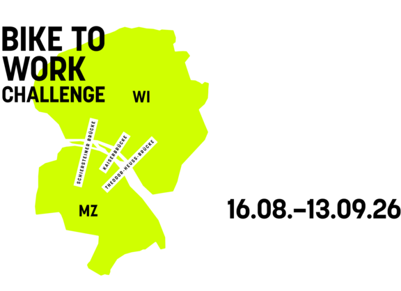 Bike to word-challenge zwischen Mainz und Wiesbaden vom 16.08. bis 13.09.2026