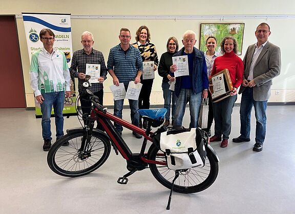 Siegerehrung vom Stadtradeln 2024 in Stadecken-Elsheim