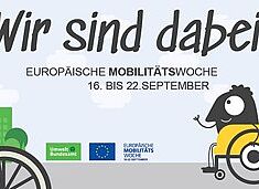 Logo zur Aktionswoche der Stadt Mainz zur Europäischen Mobilitätswoche EMW - wir sind dabe!